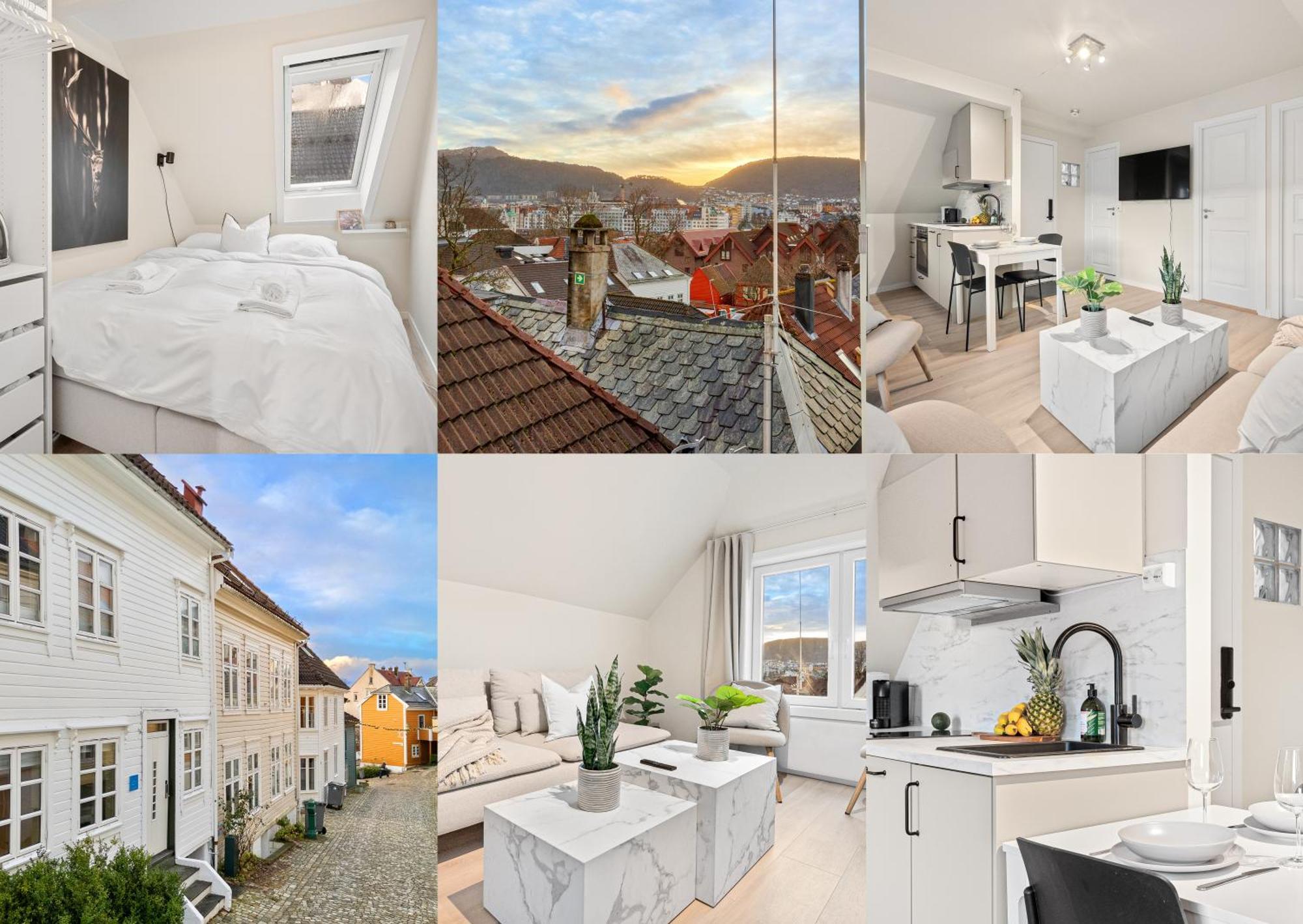 View To Bryggen - Renovated Dec 24 - Historic Cobblestone Street Appartement Bergen Buitenkant foto